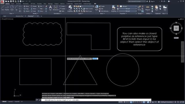 how to make revision cloud in autocad смотреть онлайн