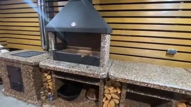 Модульный барбекю комплекс