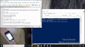 How to use ADB to backup Android app (apk) + data