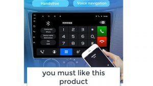 Best Car Stereos | REAKOSOUND Andriod 11 2 Din GPS Navigation Universal Multimedia Video MP5 Player