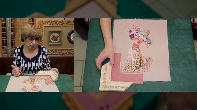 Какую рамку подобрать для вышивки крестом "Викторианская элегантность" смотреть онлайн