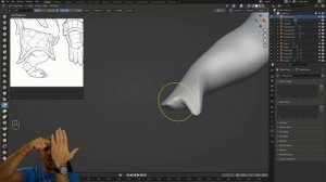 Блендер 3д уроки "Создание тела - Создание коммерческого игрового 3D персонажа эпизод 03"