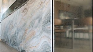 Кухня сочетание материалов