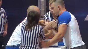 Чермен Хадаев vs Сергей Токарев armwrestling
