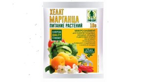 Хелат марганца, Mn - не менее 13,0% (Грин Бэлт), 10 г обзор 04-508
