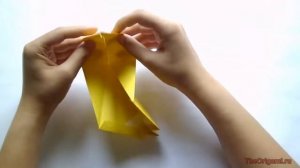 Оригами котенка| котёнок из бумаги