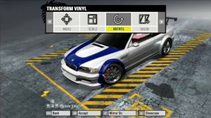 [Need for Speed: ProStreet] How to Recreate 2005 Most Wanted's BMW M3 GTR Livery (Original Model)