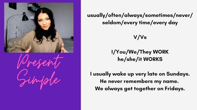 Урок 18. Английский язык с нуля. Present Simple. Времена. Полный курс A1-A2. смотреть онлайн