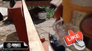 как заделать дыру от старой петли - простой способ.