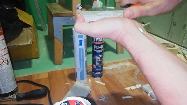 Склеиваем аквапанель клей Knauf vs Tytan PU40 смотреть онлайн