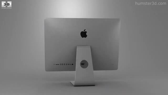 Apple iMac 21.5 2013 by 3D model store Humster3D.com смотреть онлайн