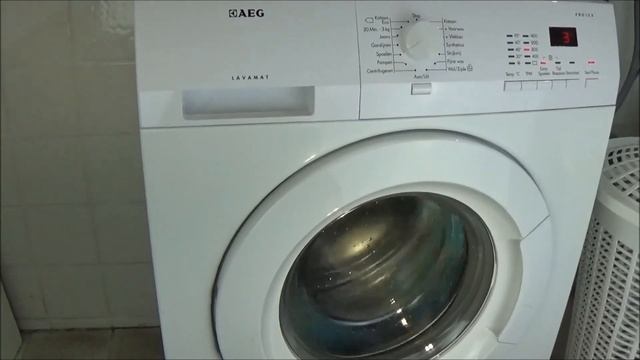Unbalanced spins washing machine AEG Lavamat Protex L72475FL, test example movie 262 смотреть онлайн