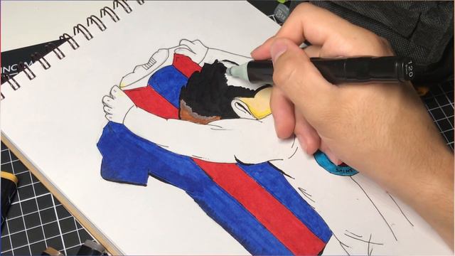 Скетчинг Месси ASMR drawing Lionel Messi