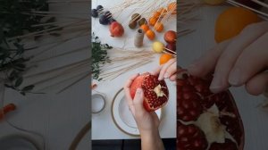 Как вскрыть гранат для БУКЕТА, лёгкий способ открыть красиво гранат. Красиво открыть гранат.