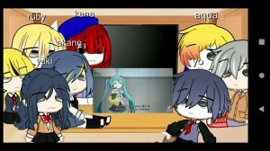 aqua classmate+(ruby and kana) react to (ai shinoko as Hatsune miku) part 1/2