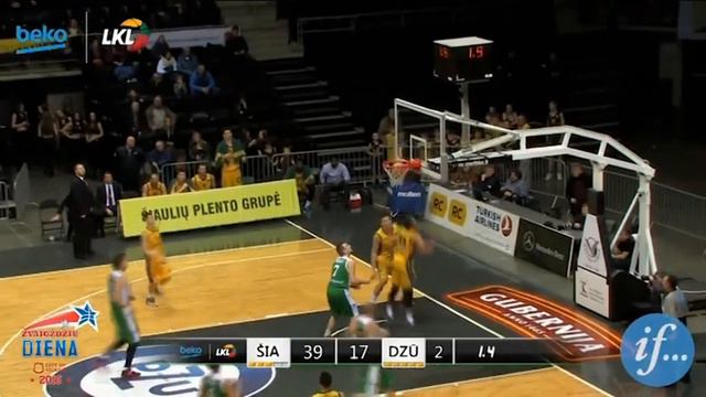 Julius Jucikas - BC Šiauliai (2014-2015) смотреть онлайн