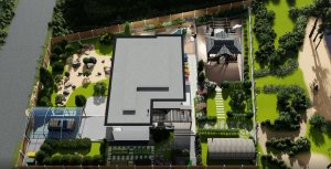 Ландшафтный дизайн участка 15 соток