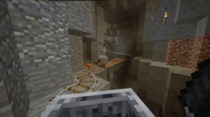 minecraft американские горки в пещере