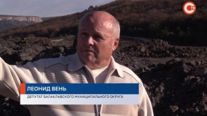 За поселком Сахарная Головка образовалась огромная свалка строительных отходов