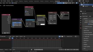 Blender. Saving a composite image/Сохранение составного изображения.