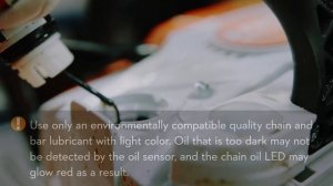STIHL MSA 300 C-O Easy maintenance oil sensor technology