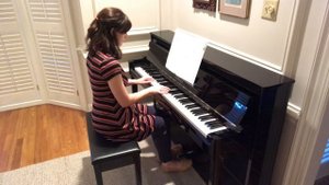 Sophia Holland performing Polynesian Nocturne by William Gillock