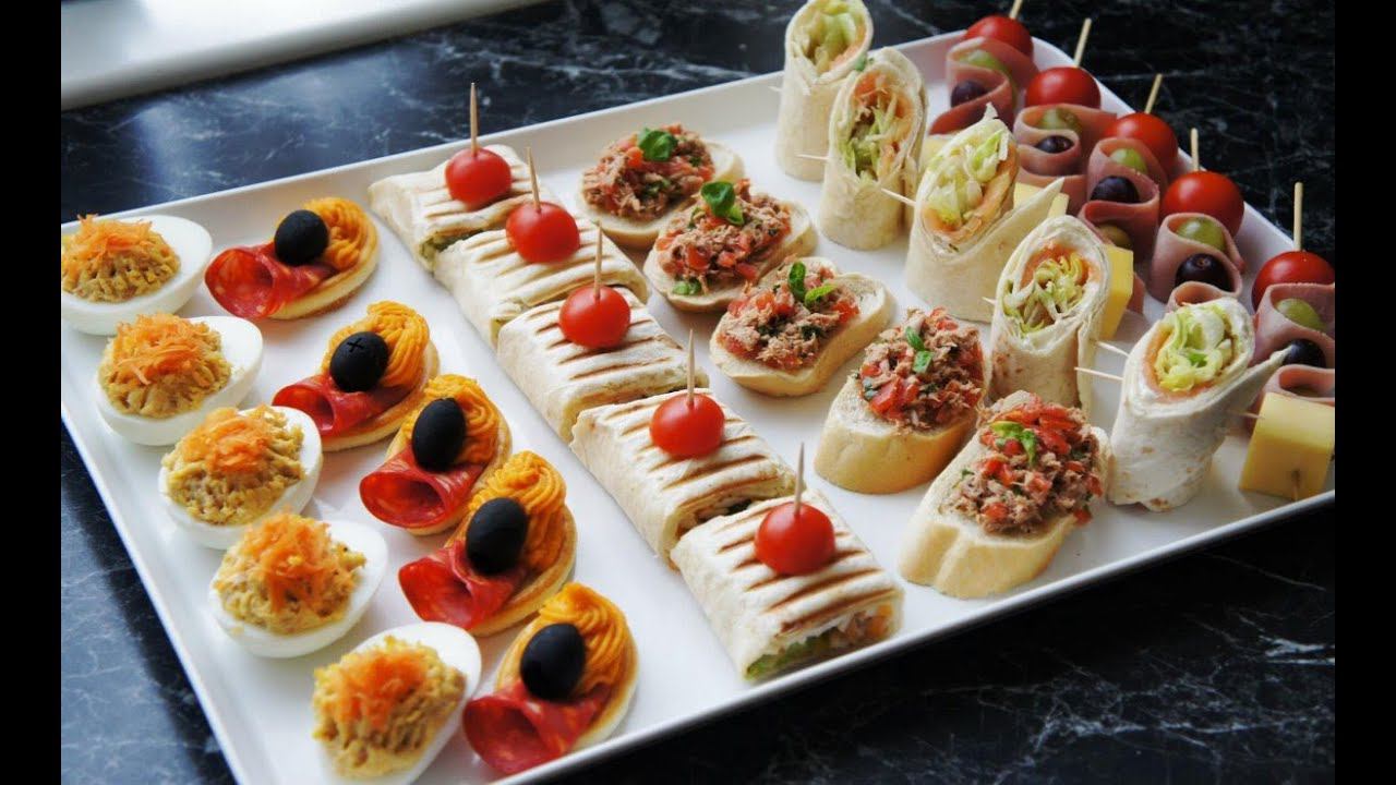 6 Идеальных ЗАКУСОК на Праздничный Стол /фуршетные закуски
