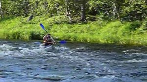 Река Суна, поход на байдарках, порог Мельничный