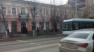 Поездка на автобусе Нефаз 5299-40-51 | Маршрут 80 | Пл.Театральная- Пр.Будëнновский|г.Ростов-на-Дон