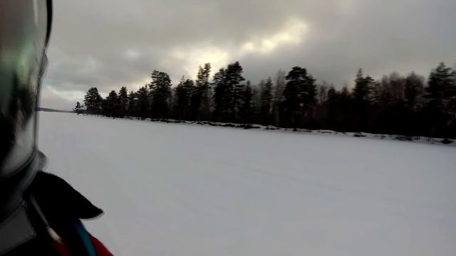 Покатушки на снегоходах По просторам Карелии смотреть онлайн
