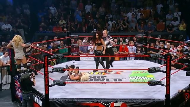 TNA iMPACT!: July 30, 2009 - Tara, ODB & Awesome Kong vs. The Beautiful People смотреть онлайн
