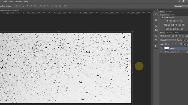 Photoshop - Create A wet glass photo effect смотреть онлайн