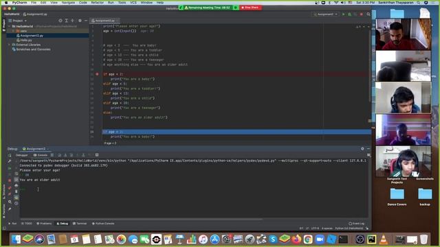 Lesson 3 | Debugging in PyCharm | If Elif Else смотреть онлайн