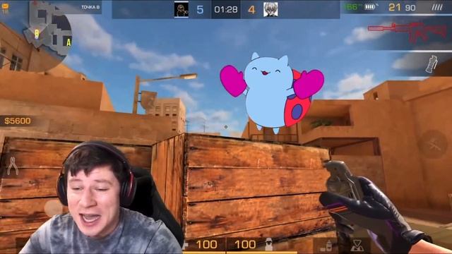 Дуэль против КЕНТА на 1000 ГОЛДЫ в Standoff 2 смотреть онлайн