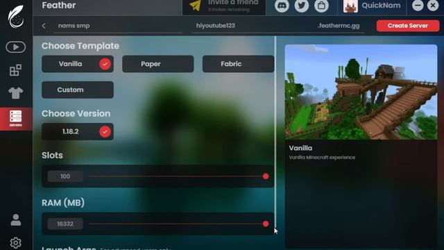 How to Host Your Own Minecraft Server Using FEATHER CLIENT смотреть онлайн