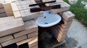 мангал из кирпича своими руками
