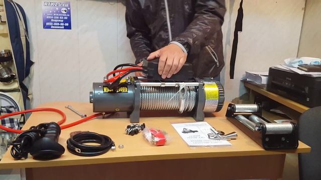 Сборка лебедки Electric Winch 12000-Lb до рабочего состояния.. смотреть онлайн