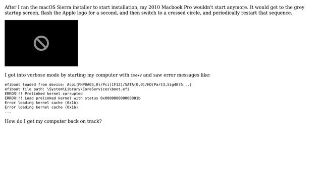 Apple: Mid-2010 Macbook Pro won't boot after trying to install macOS Sierra (2 Solutions!!) смотреть онлайн