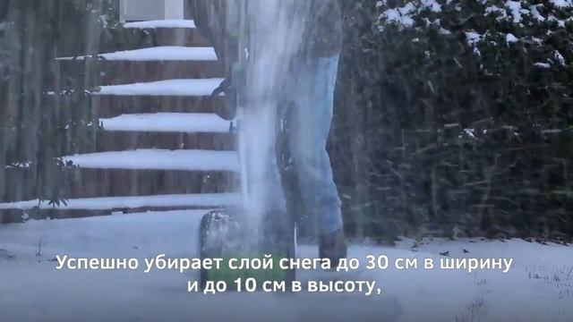 Обзор аккумуляторного снегоуборщика Greenworks GD40SS смотреть онлайн