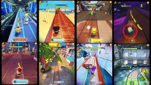 Minion Rush Bee-Do VS Santa VS Cowboy VS Engineer Bob Vs Stereo VS Jungle VS Egyptian VS Prisoner