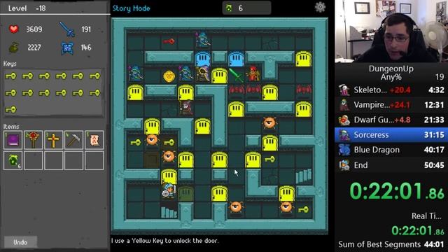 DungeonUp Any% Speedrun in 43:16 смотреть онлайн