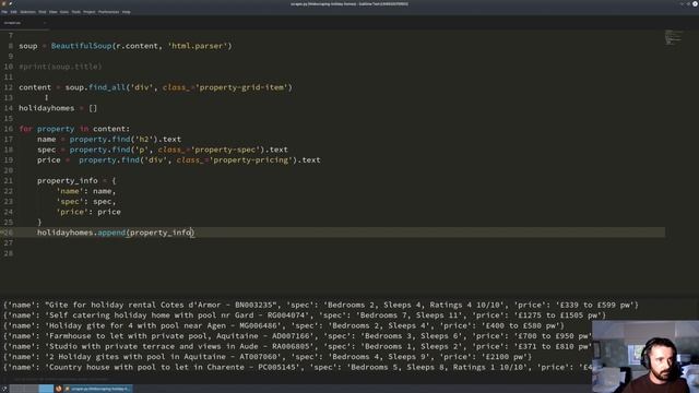 Webscraping With Python: Pagination and HTML
