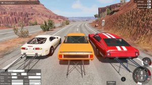 Великая ГОНКА ДРАГСТЕРОВ по ГОНОЧНОМУ ТРЕКУ! BeamNG Drive