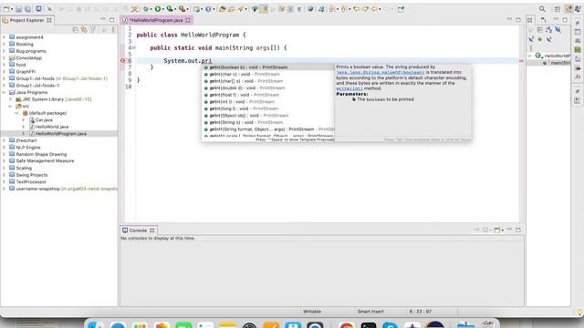Hello World Program in Java - 01 | Java Programming Examples