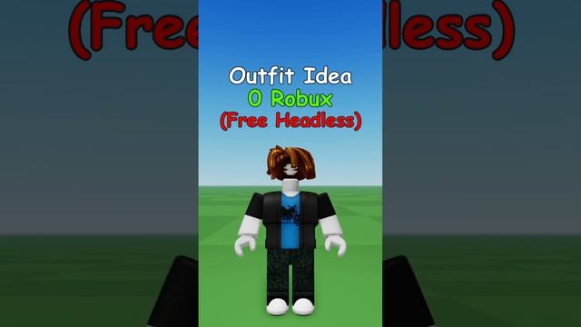 Making Roblox *FREE* Fake Headless Outfit Idea ?