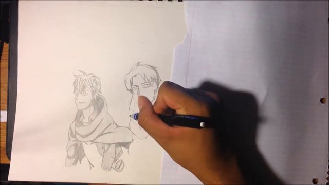 Speed Drawing! Attack on Titan - Levi, Farlan, and Isabel (no regrets) смотреть онлайн