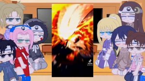 ? | Naruto Friends react to Naruto as Rengoku ? | Gacha Club |