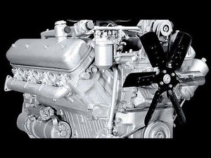 Запуск двигателя ЯМЗ-238М2-2 после капремонта