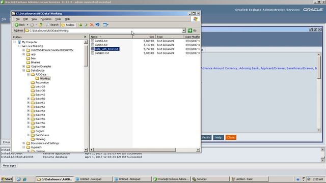 ESSBASE Data Load Essbase cfg setting смотреть онлайн