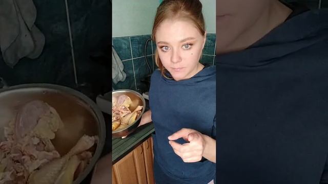 Суп "Молдавская Зама" с курицей и овощами!!! #молдавскиеблюда #суп #уют #домашнийуют #zama